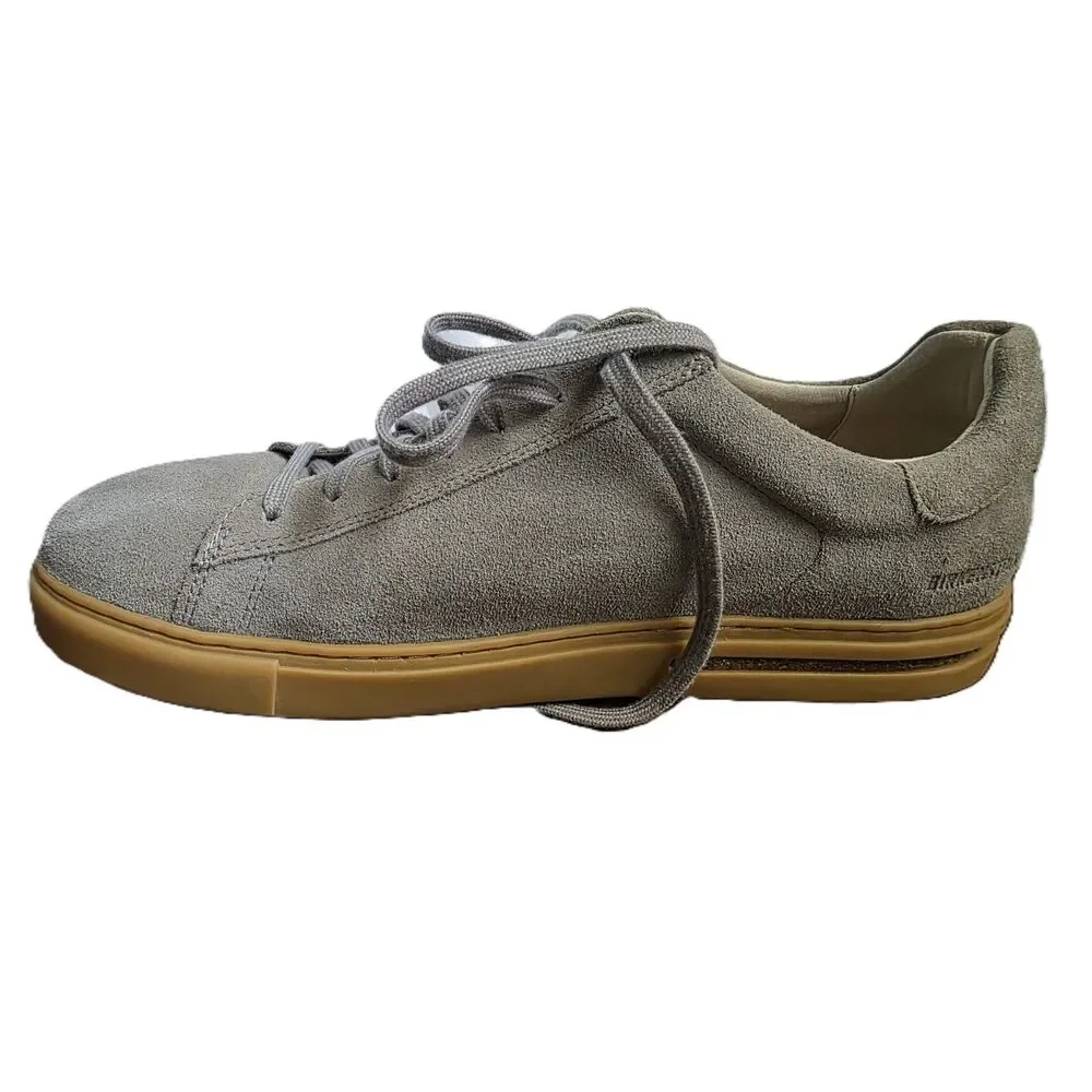 Birkenstock Bend Low Suede Basalt Gray Sneakers Women's Size 13 Gum Sole EUG